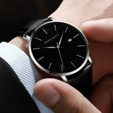 Classic Black Chronograph Watch – Timeless Elegance & Precision