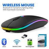HP W10 Wireless Mouse - Slim Silent Stylish 2.4GHz Wireless Optical Mouse With Ergonomic Design Plug And Play USB Receiver For Laptop PC