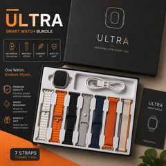 iMounra 2 BIG 2.01 Ultra Smartwatch | 7 in 1 Strap Multi-Color Bundle | Premium Design & Advanced Features