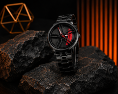 Men's Stylish Spinning Dial Watch – Premium Rotating Wheel Design Wrist Watch for Men
